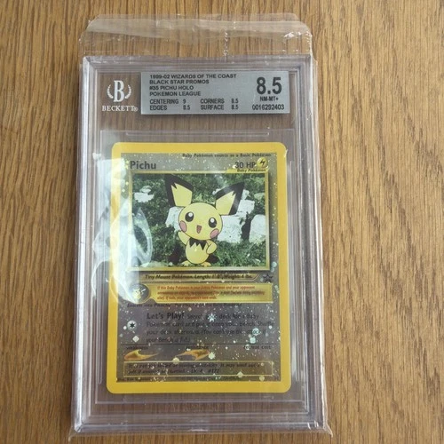 Pichu  2001 #35 - Black Star Promo – TCG BGS 8.5