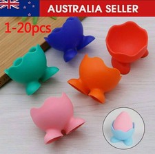 Set 1-20PCS Silicone Egg Cup Holders Kitchen Breakfast Boiled Eggs Serving Cups