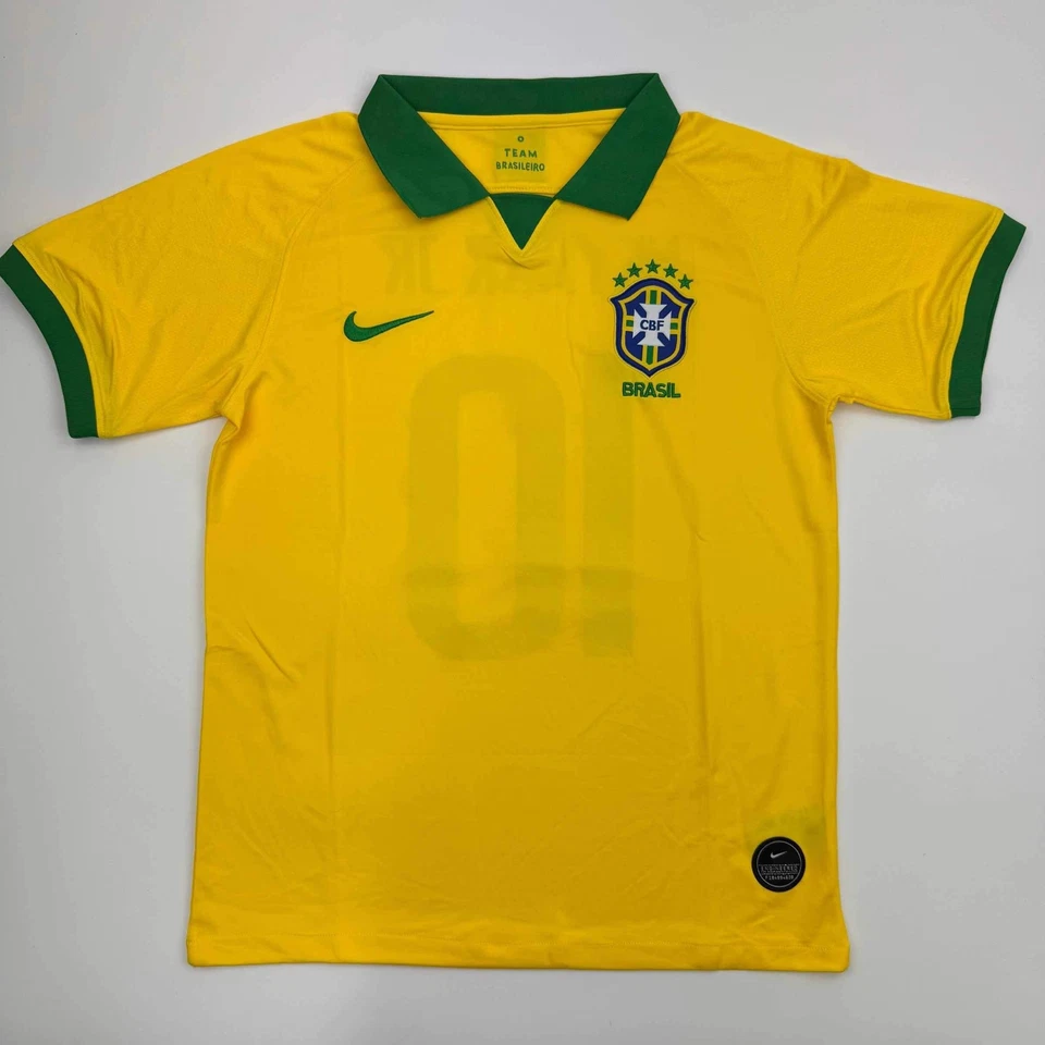 Autographed/Signed Neymar Jr. Brazil Soccer Futbol Jersey Beckett BAS COA - Image 4 of 4