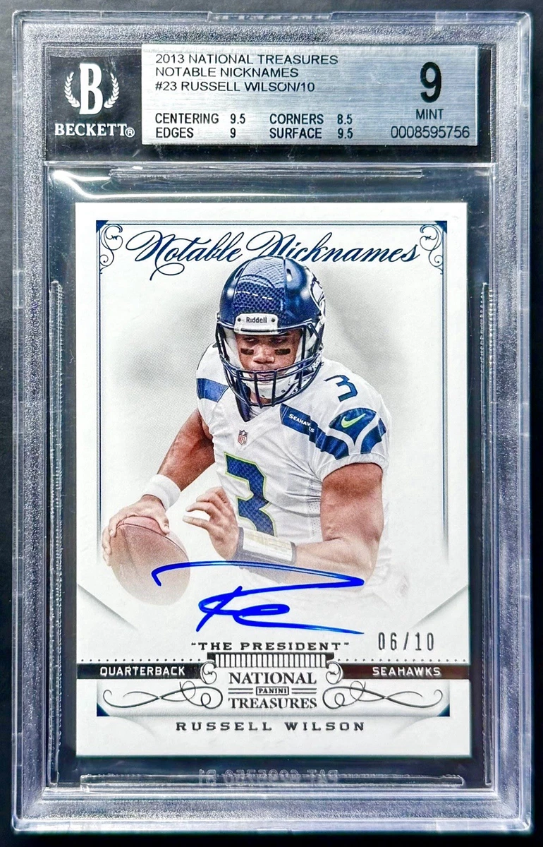 Russell Wilson Autograph Football Trading Cards for sale | eBay