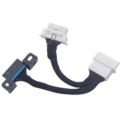 15CM OBD2 16Pin Extension Cable 1 to 2 Spliter OBDII Connector Male to Female A