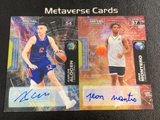 2021 Skybox Metal Universe Champions Auto Lot x 2 Carlos Alocen Jean Montero