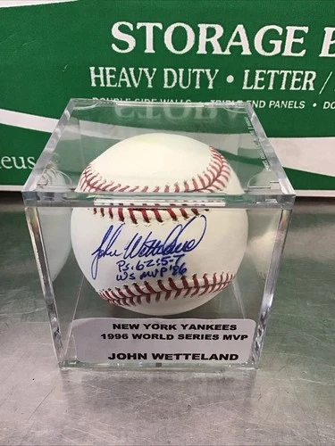 John Wetteland Yankees Autograph MLB Signed Baseball WS MVP 96