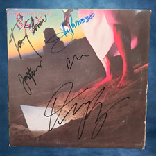Styx - signed  vinyl record - Cornerstone - 5 signatures