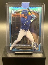 2025 Bowman Draft #BDC-31 Yandel Ricardo Chrome Sky Blue Refractor