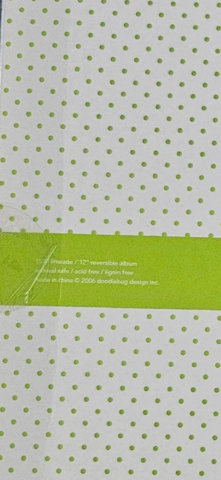 Álbum de recortes libro de cuentos Doodlebug Limeade 12x12 Foto 3 de 4