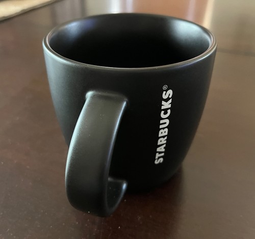 Starbucks Etched Mermaid Black Siren Logo Coffee Cup Mug 14 oz - Picture 2 of 6