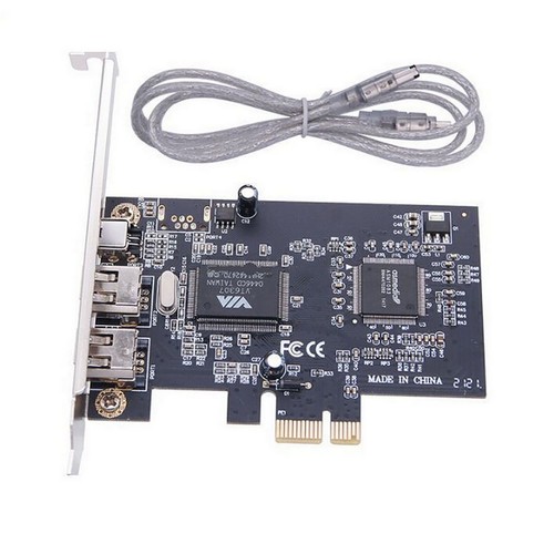 1 PC 3 Ports 1394A Firewire Expansion Card Accessories With Low Profile Bracket - Picture 8 of 12