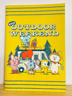 BTS BT21 Outdoor Weekend Book LINE Friends All Members Japanese
