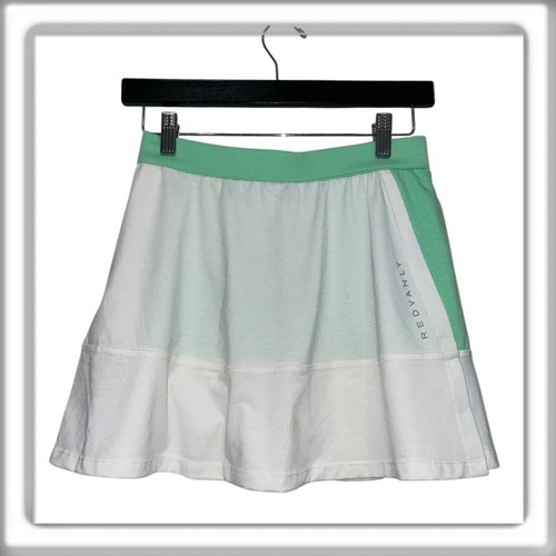 Redvanly Decatur Pull On Skort weiß grün Golf Tennis Pickleball Größe Small - Bild 1 von 10