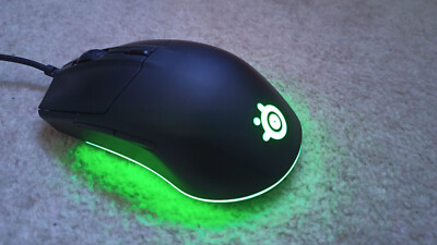 SteelSeries Rival 3-Gaming Maus - 8.500 CPI TrueMove Core Optischer Sensor - Schwarz