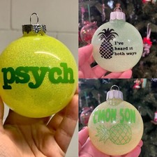 Handmade "Psych" Christmas Ornament 