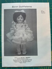Byron Doll Patterns BY-52 "Brenda" - New Old Stock/Uncut