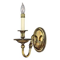 Elstead Cambridge Wandleuchte E14 BrüNiertes Messing
