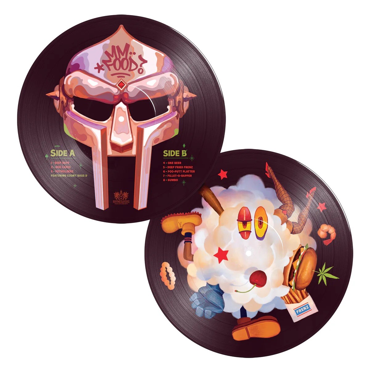 2discs LP MF Doom Mm..food (Sweetart Marble Vinyl) (20th 