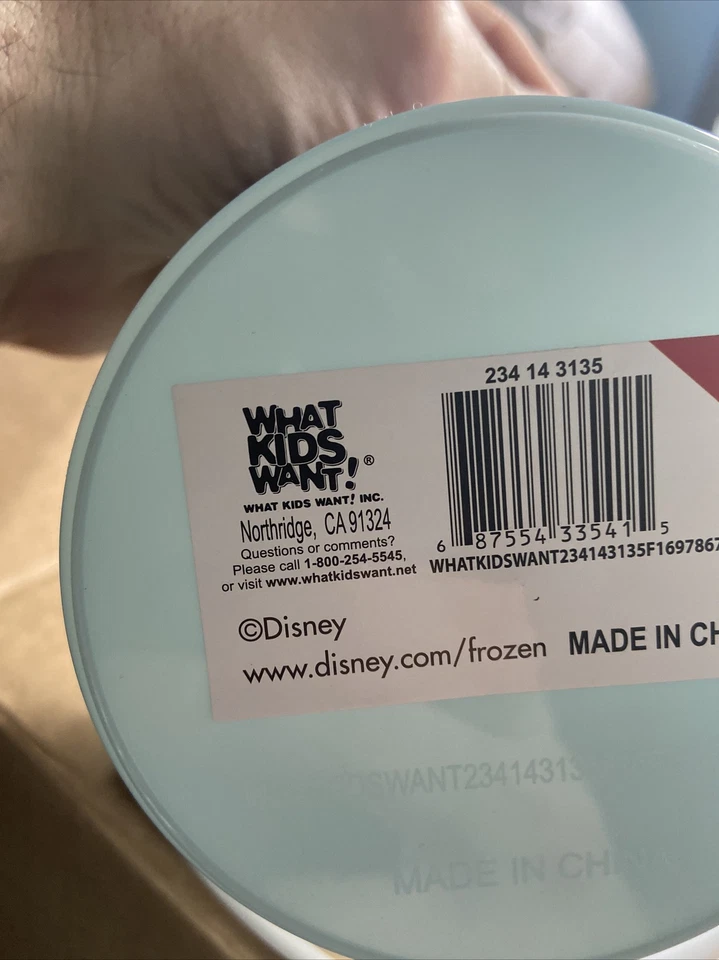 Disney Frozen Mini Pequeño Multiuso Juego Cubo Cubo 5" Alto 5.5" Ancho 066 Foto 3 de 3