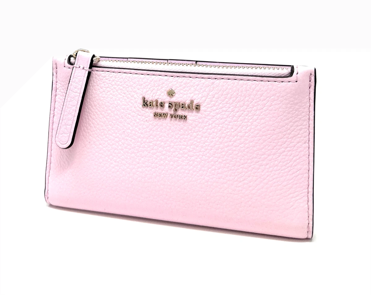 Kate Spade Jackson Small Slim Bifold Wallet Serendipity Pink WLRU5472 NWOT  | eBay