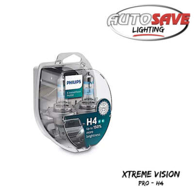 Philips X-tremeVision Pro150 Xtreme Vision Pro 150 Auto Scheinwerfer Birnen H4 (Twin)