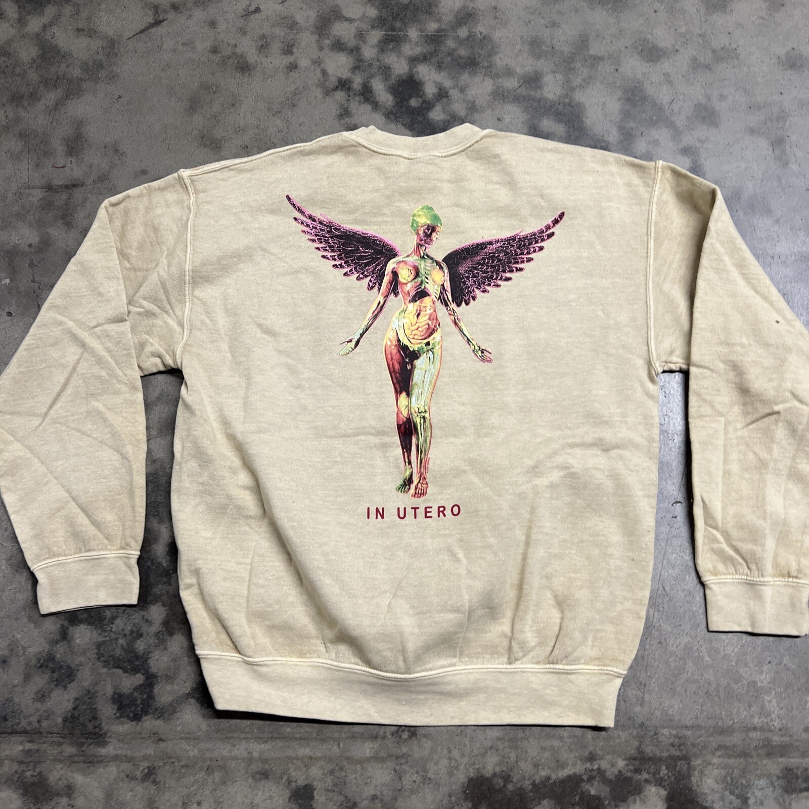 Nirvana In Utero Beige Women Graphic 