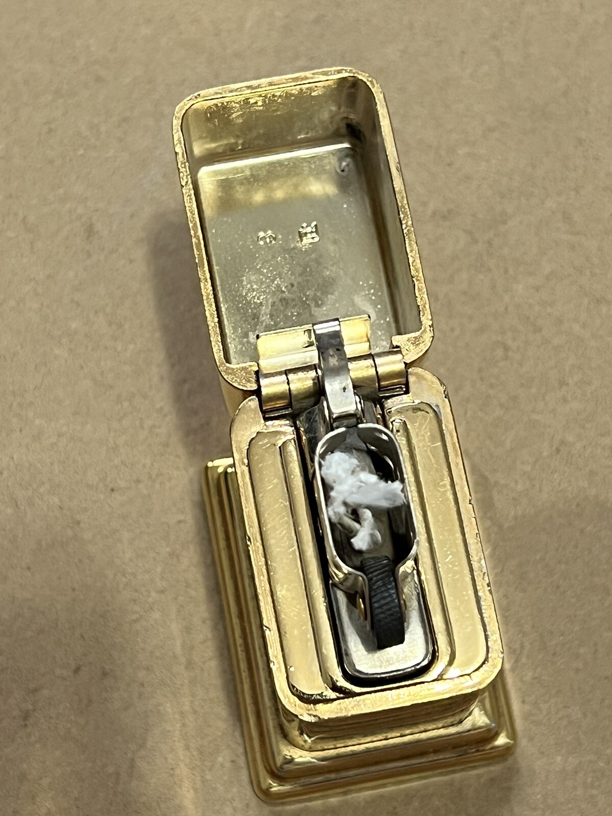 Vintage Barcroft Zippo Table Lighter Gold Plated Never Fired eBay