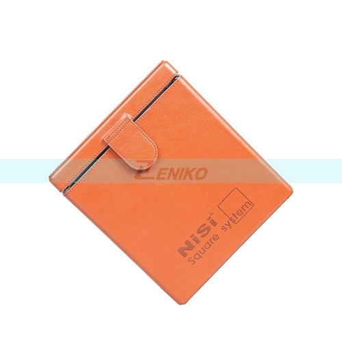 NiSi 150*150mm Portable Leather Filter Storage Case Pouch for 6pcs 150mm Filters - Foto 3 di 5