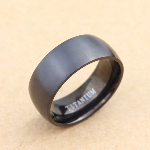 Zense - Bague homme tendance en acier poli noir ZR0171 - Imagen 3 de 5