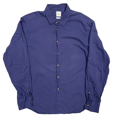 $120MSRP Camicissima Trendy Button Up Dress Shirt 43 17 Made in Italy