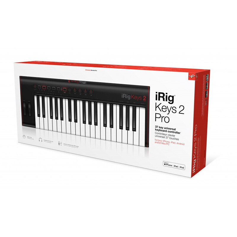 IK Multimedia iRig Keys 2 Pro 37-Key MIDI Controller Keyboard | eBay