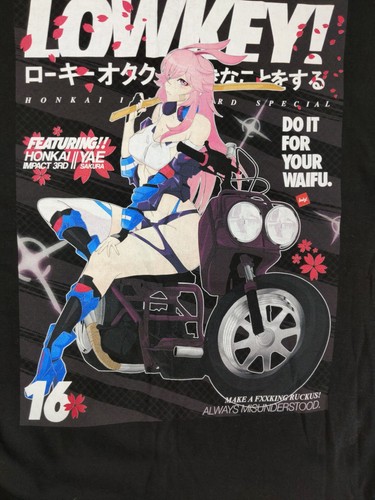 T-shirt grafica Lowkey Geeks nuova con etichette unisex taglia small nuovo anime Z1 - Foto 7 di 10
