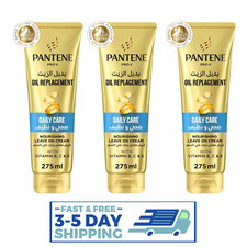 3X Pantene Pro V Oil Replacement Daily Care Nourishing Leave In Cream 275 ml