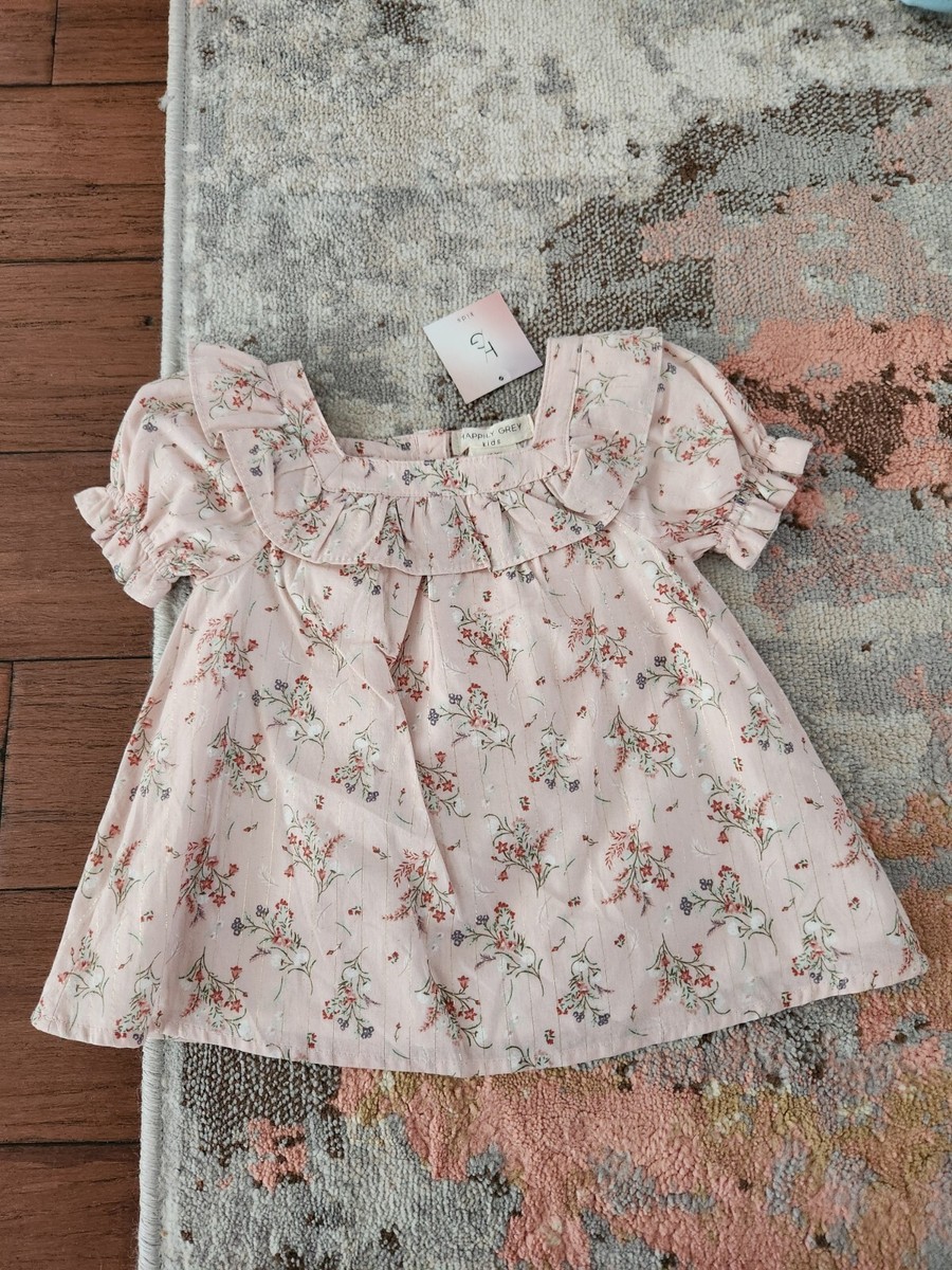 トップス apolina kids 21SS MIREL BLOUSE - ROSE Shine Bright S/S Flutter Sleeve Leotard | Mila & Rose
