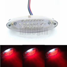 Brake Stop Running Tail Light LED For Motorcycle Bobber ATV Dirt Bike Universal