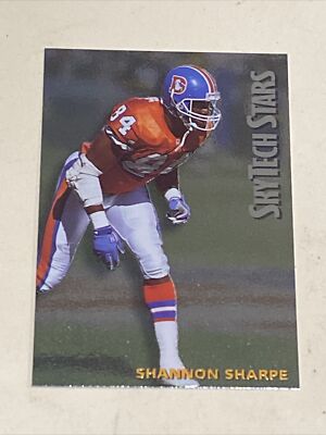 Vtg 1994 SkyBox Premium SkyTech Stars #ST-18 SHANNON SHARPE Den NFL HOF NM/Mt SP