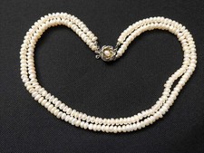 Baroque PEARL NECKLACE. 2 rows of 17''. Never worn. Jewelry, Gift, Vintage