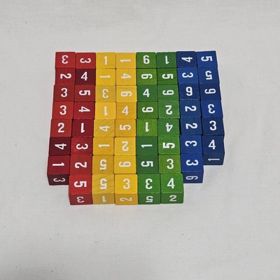 60 Wooden Place Value Dice - Number Dice - Learning Advantage - Math - K-8