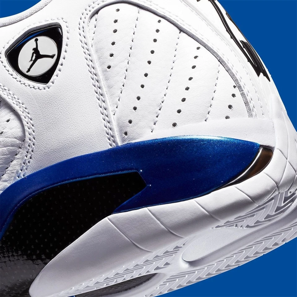 Nike Air Jordan 14 Retro Branco Hyper Royal 487471-104 Masculino Tamanho Novo - Imagem 4 de 4
