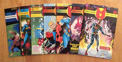 Run of *7* Eclipse Comics/1985 MIRACLEMAN! #1-7 **High-Grade Gems!** (NM/NM-)