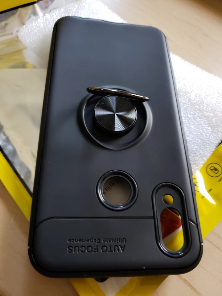 2 fundas magnéticas para teléfono parachoques para Huawei P20 Lite con soporte delgado de anillo 360 Foto 4 de 4