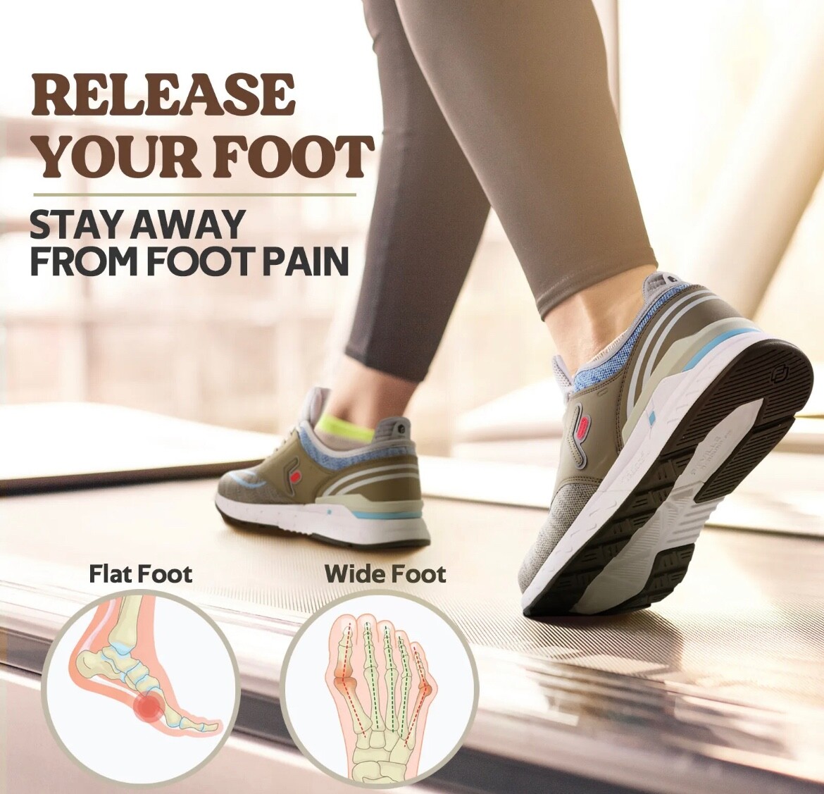 FitVille Men's Extra Wide Sneakers for Flat Feet Stride Core Wide Running Shoes eBay