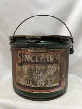 Sinclair (NO?O) Cup Grease Can 10 Lbs Empty Vintage