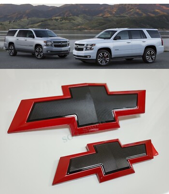 Guzetop Black Front Grille & Rear Bowtie Emblem Set Compatible With 2015-2020 Chevy Tahoe Suburban : Buy Online At Best Price In KSA - Souq Is Now - Foto 7