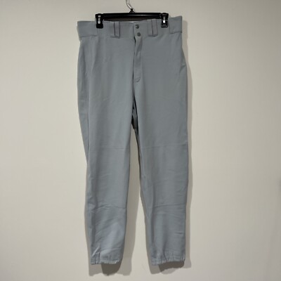 Russell Athletic Kids Piped Baseball Pant "Open Bottom", Weiss/Schwarz