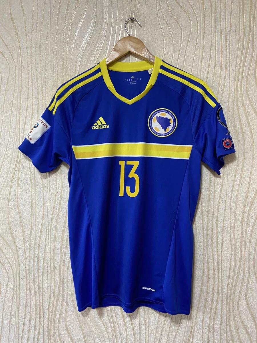BOSNIA HERZEGOVINA 2016 HOME FOOTBALL SHIRT SOCCER JERSEY ADIDAS