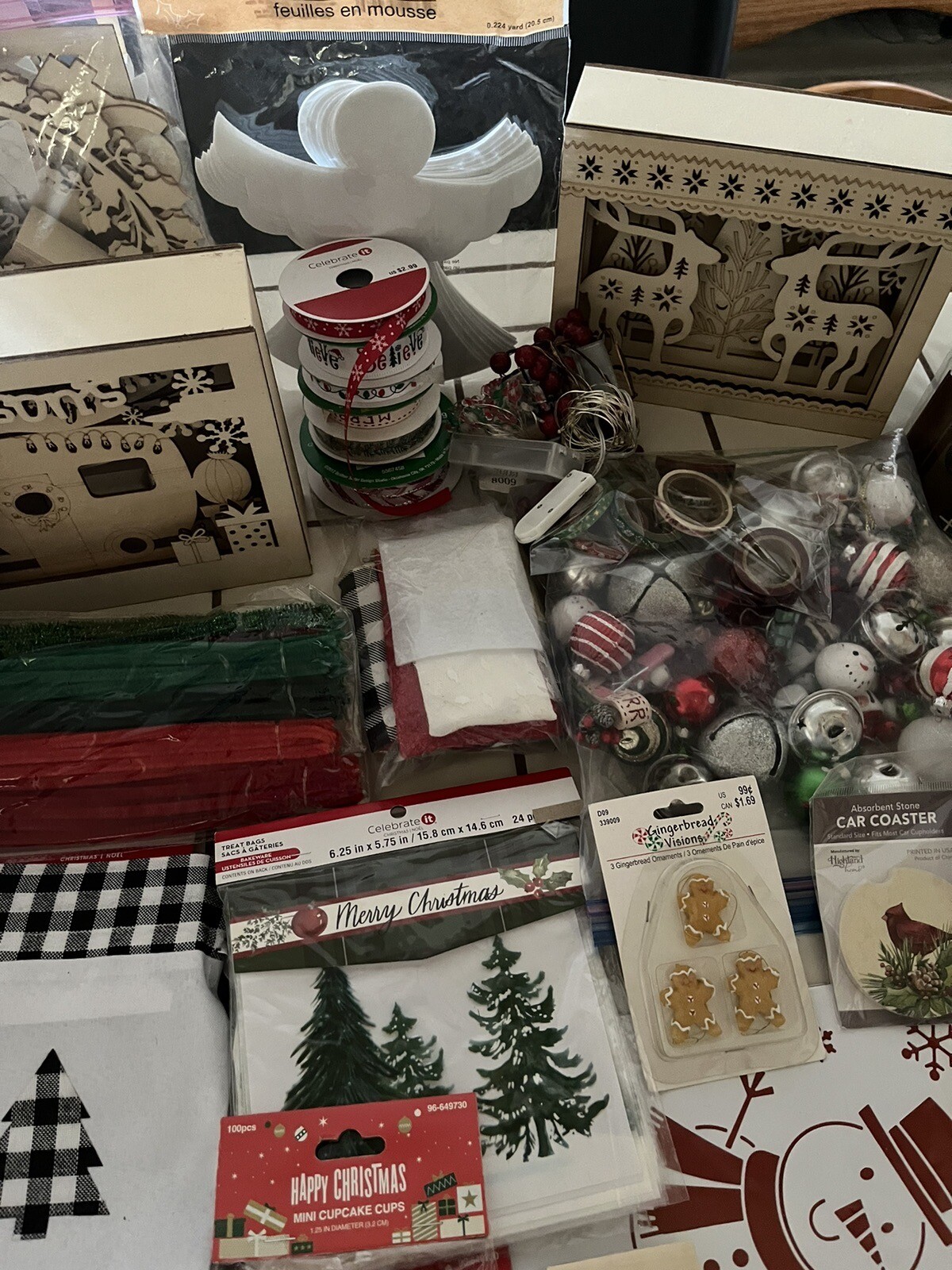 christmas craft supplies lot eBay