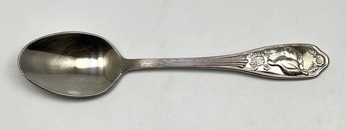 Spode Wallace Woodland Quail Floral Stainless Soup Spoon 6 3/4 4Pc Set - Picture 10 of 12