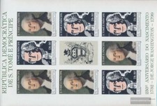 Sao Tome e Principe 774B-775B Feuille miniature non dentelé neuf avec gomme orig
