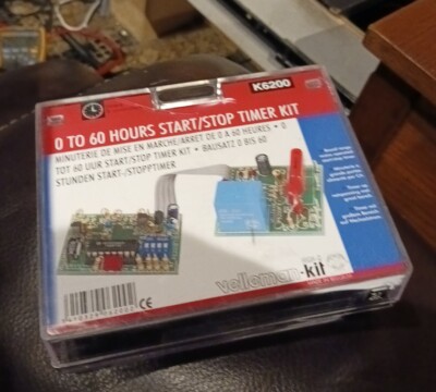 1 ea K6200 0 To 60 Hours Start/Stop Relayed Timer  VELLEMAN KIT **SHIPS  FREE**