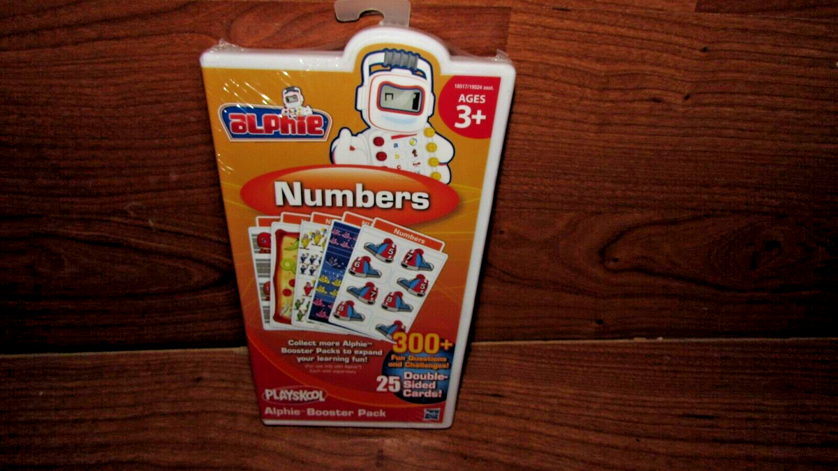 こ Hasbro Playskool Alphie Number Booster Pack cards New sealed | eBay