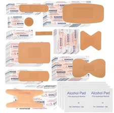 Wound Cleaning Bandages Dressing First Aid Suppy 110 Pcs Variety Pack