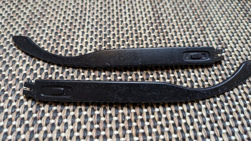 Wear! Oakley Holbrook Matte Black Replacement Arms Temple Only Authentic NO ICON